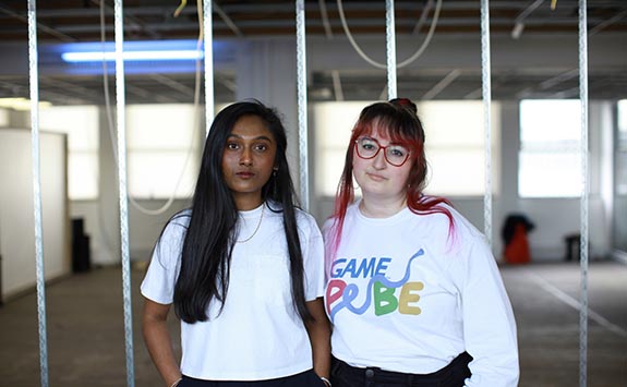 Gabrielle de la Puente and Zarina Muhammad